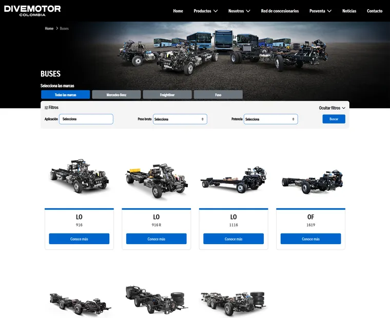 Divemotor Colombia: Buses