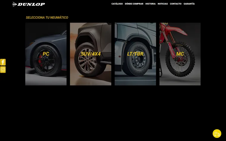 Dunlop Latinoamérica: Catálogo