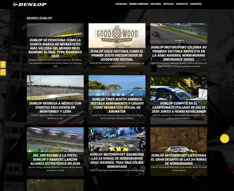Dunlop Latinoamérica: Noticias