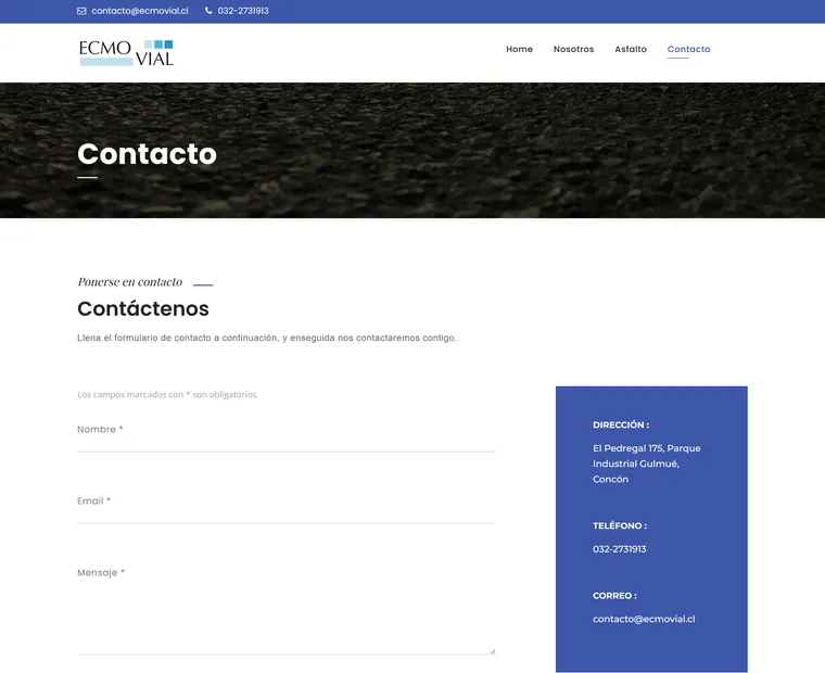 Ecmovial: Contacto