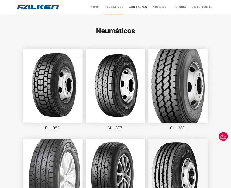 Falken Latinoamérica: Neumáticos