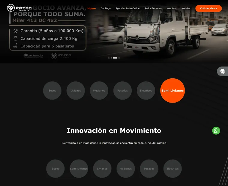 Foton Camiones: Home