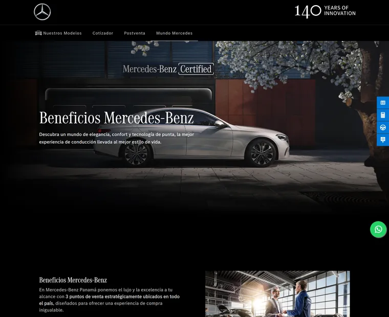 Mercedes-Benz Panamá: Beneficios
