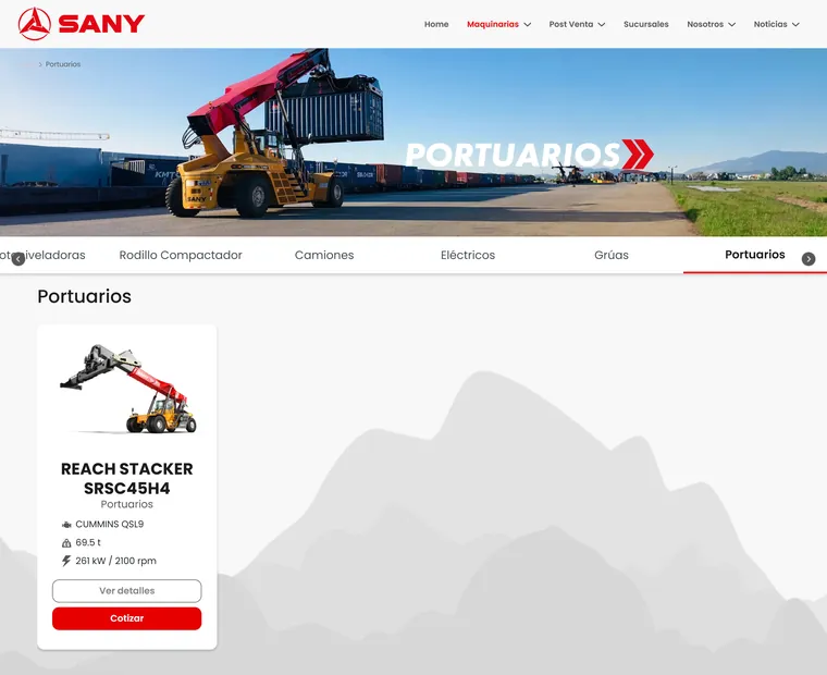 Sany Chile: Portuarios